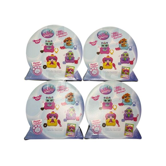 Littlest Pet Shop LPS Sweet Life Gen 7 Full Set of 4 Collectible Figures NEW - Picture 2 of 7